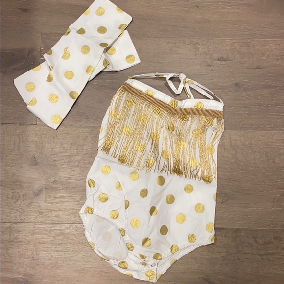 🍭3 for $25🍭 New❤️ Romper with fringe Size 18-24 - Picture 1 of 4